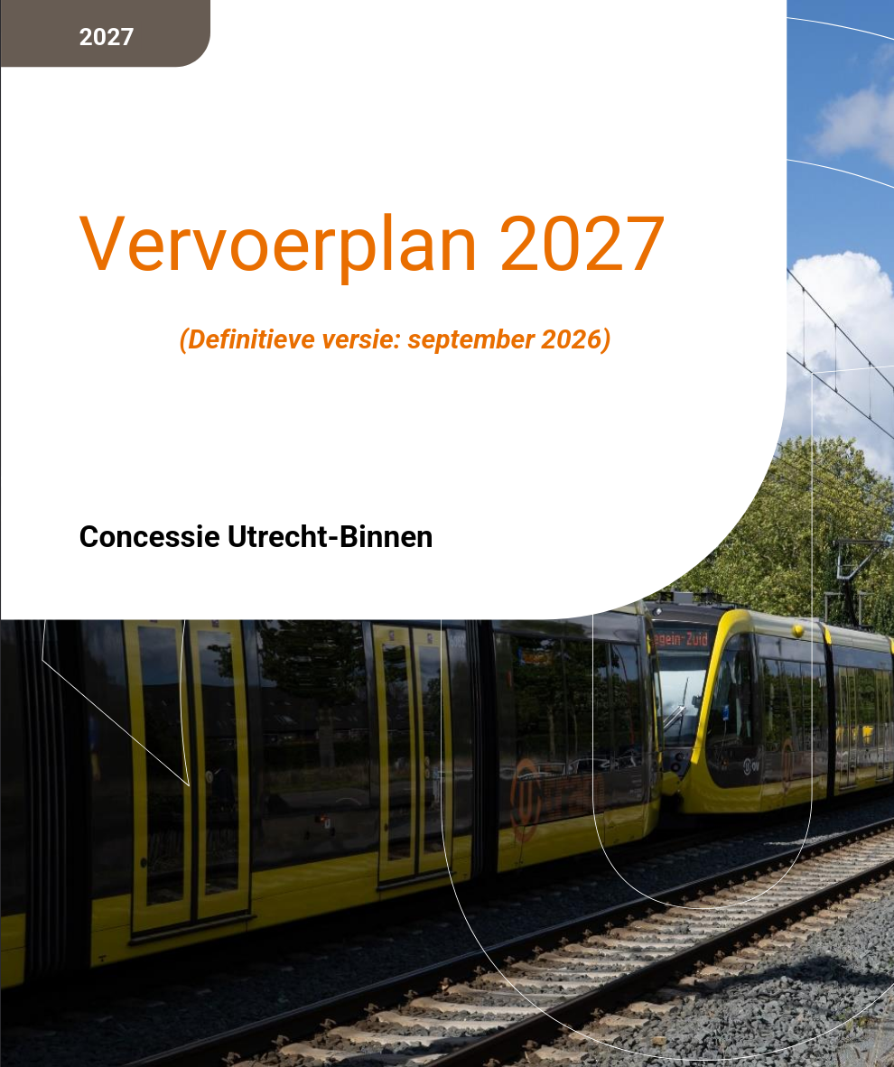 Nieuwe dienstregeling 2027